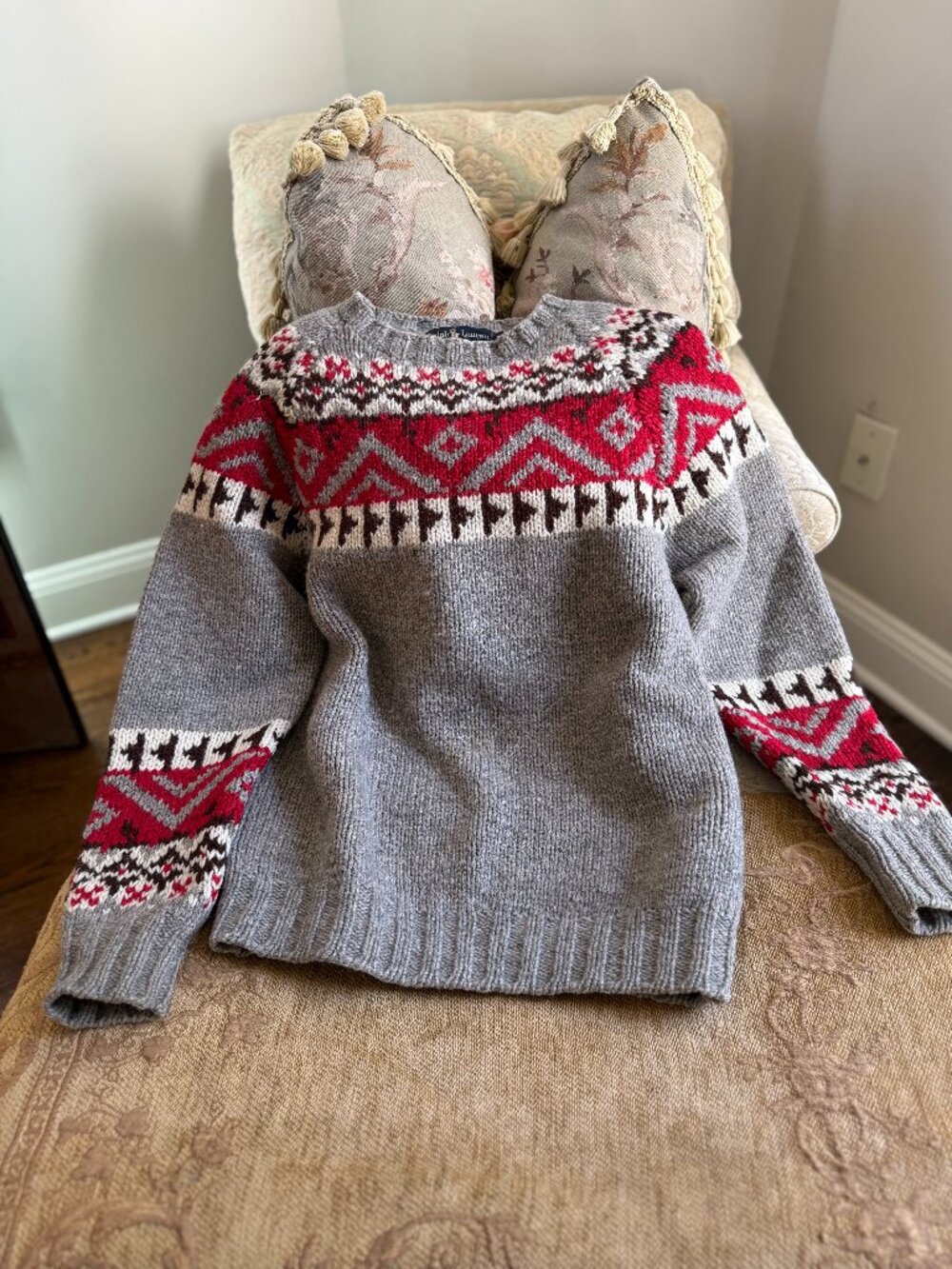Ralph Lauren handknited vintage sweater S